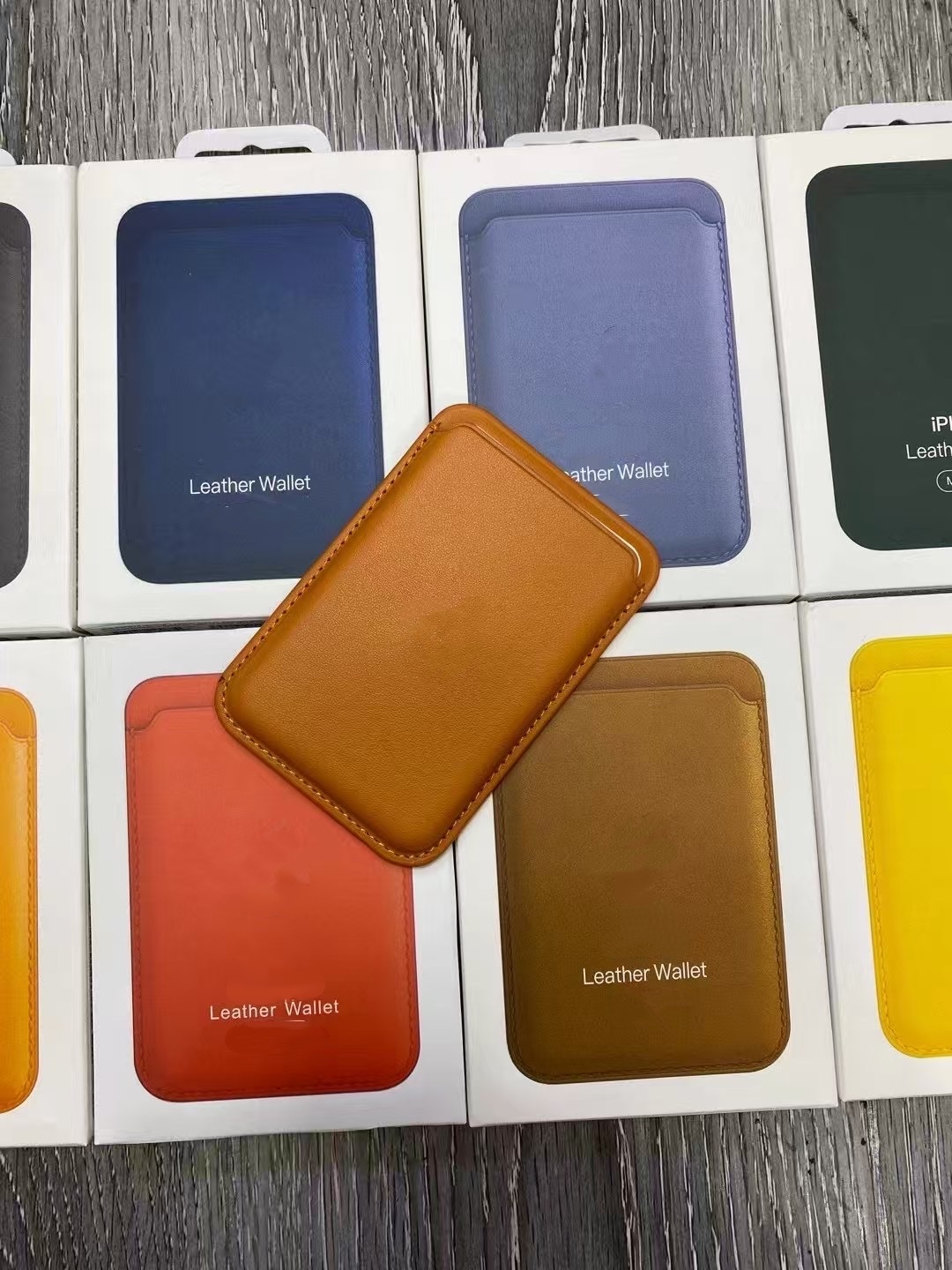 Leather Wallet Card Holder Phone Cover - 가죽 카드 지갑 커버 폰 카드