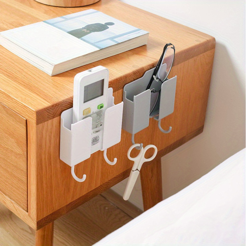 Phone Stands - 3-in-1 벽걸이형 수납 선반 (후크 포함),