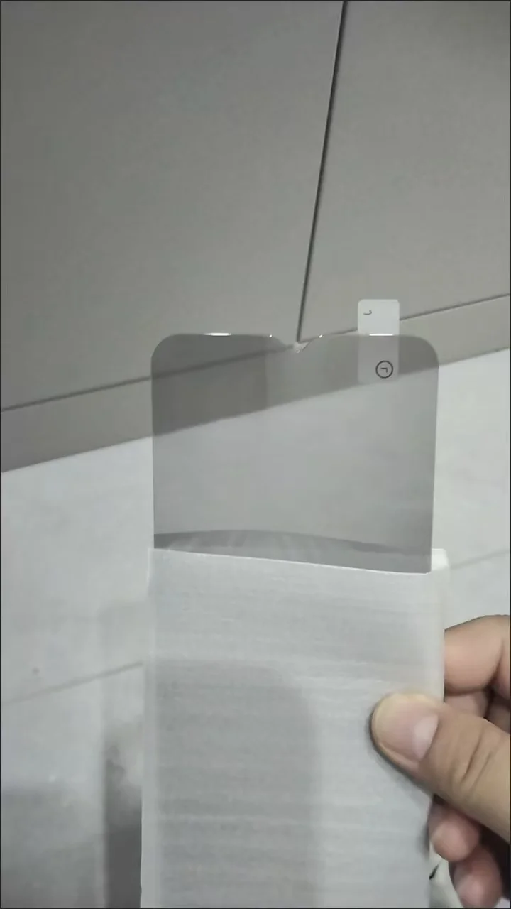 Anti Spy Privacy Glass Case - 삼성 A90 5G용 Qt 안티 스파이