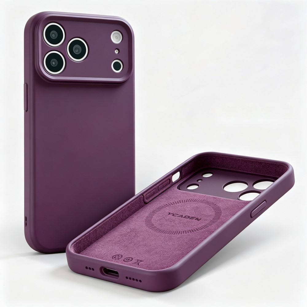 Liquid Silicone Magnetic Phone Case - 아이폰 18 17 에어 16 15