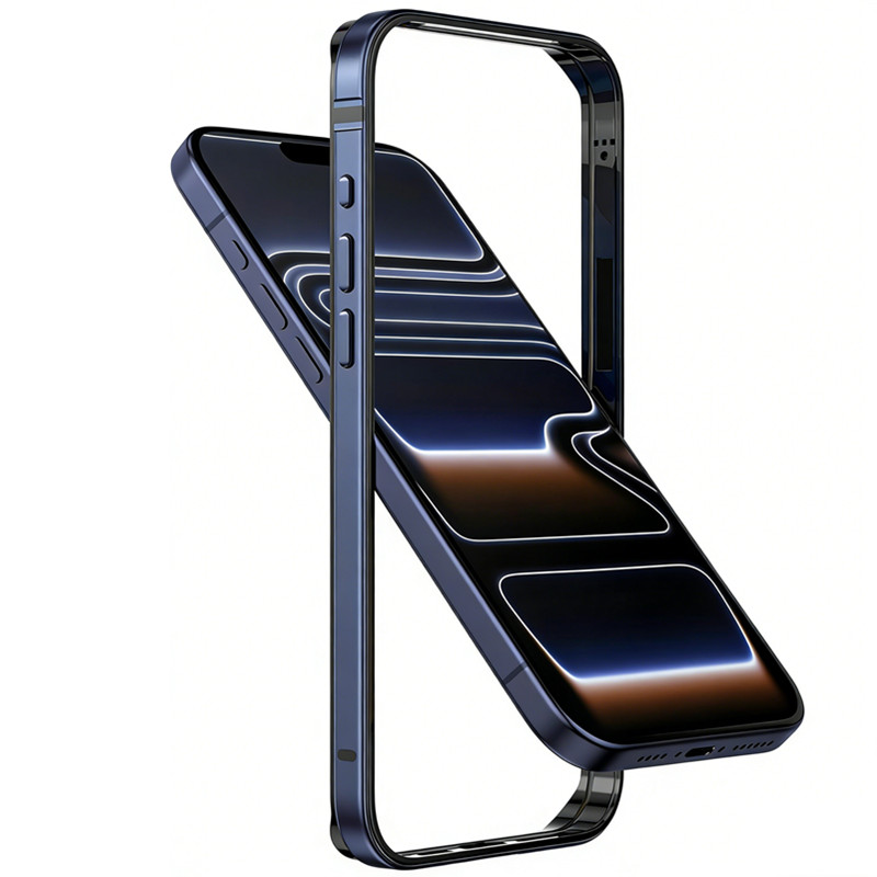 Metal Bumper Aluminum Frame Case - 알루미늄 메탈 범퍼 슬림 케이스 아이폰