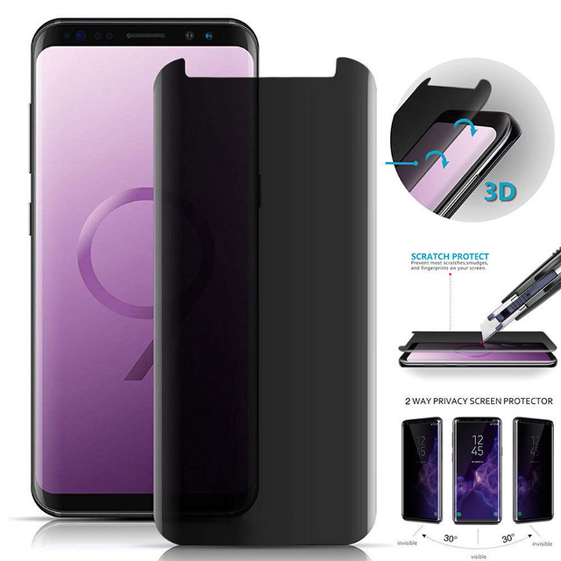 Anti Spy Privacy Glass Case - 삼성 갤럭시 S8 S9 플러스 노트