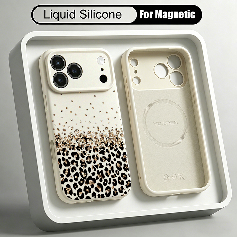 Liquid Silicone Magnetic Phone Case - 아이폰 18 17 프로 맥스 16