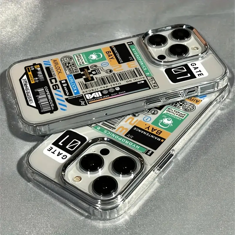 Clear Shockproof Bumper Case - 자동차 스티커 라벨 투명 폰 케이스