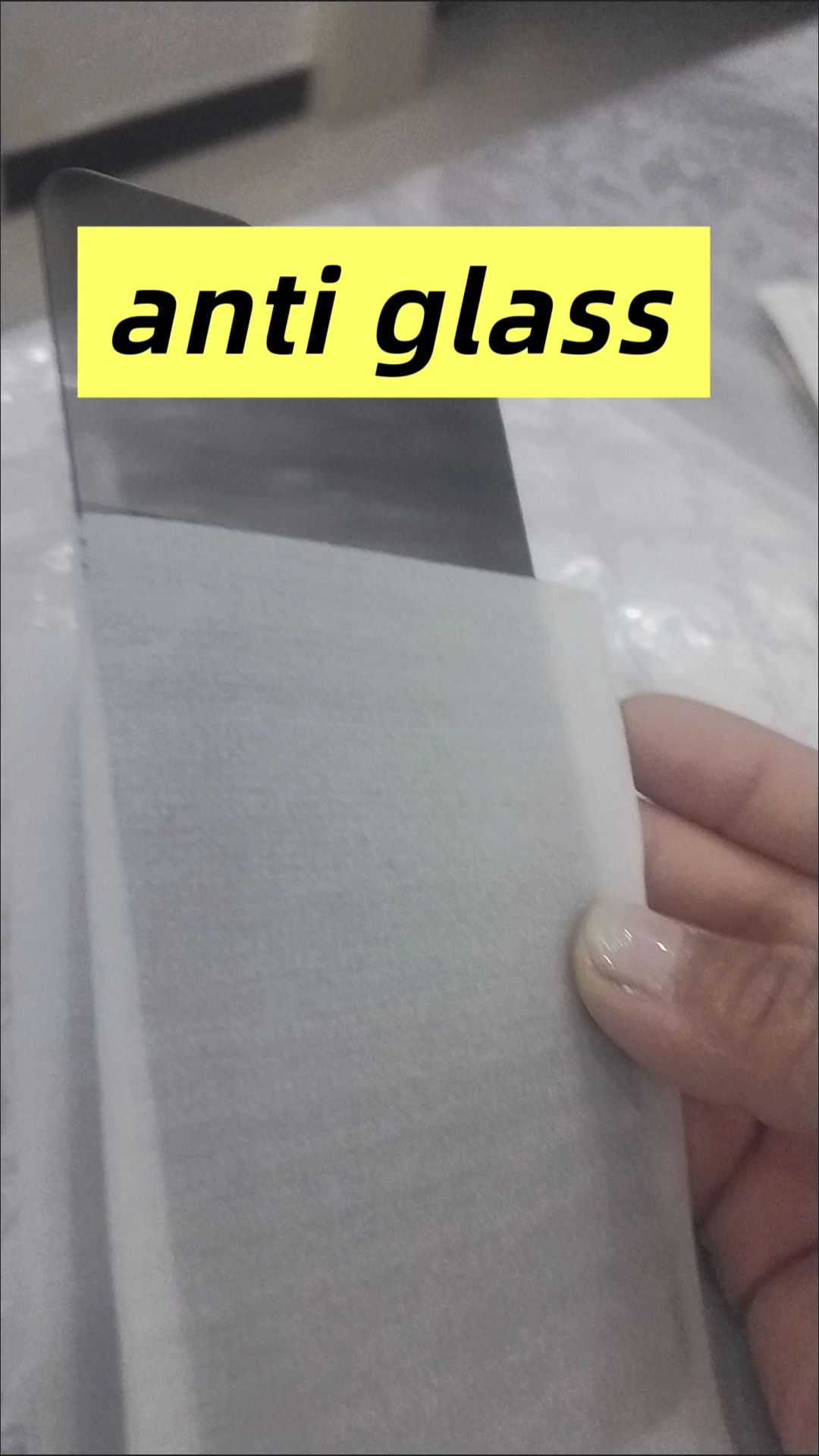 Anti Spy Privacy Glass Case - 샤오미 포코 F2 프로용 안티 스파이