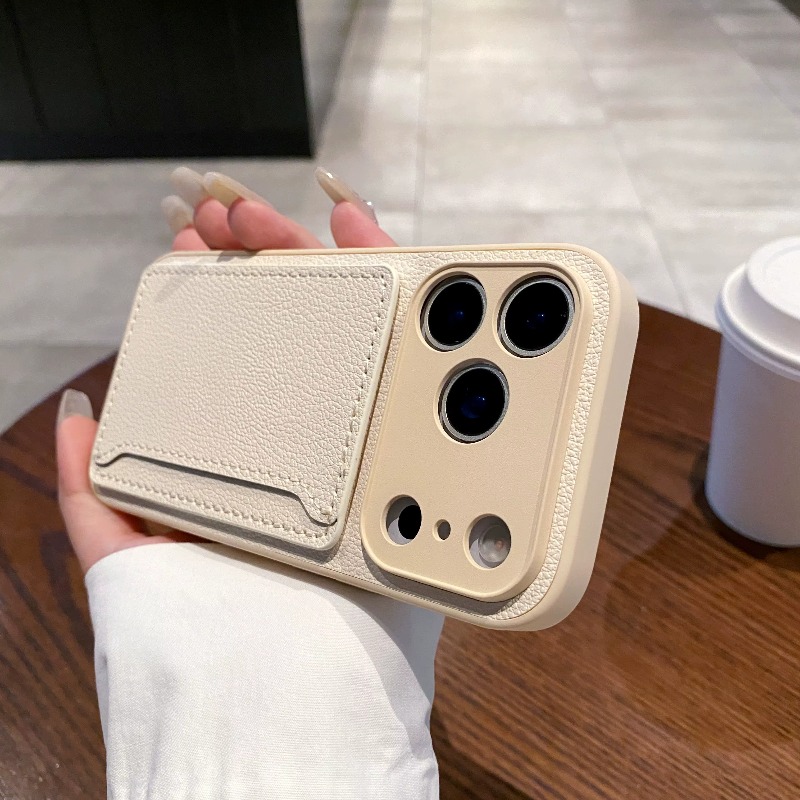 Leather Wallet Card Holder Phone Cover - 카드 홀더 슬롯 포켓이 있는 PU