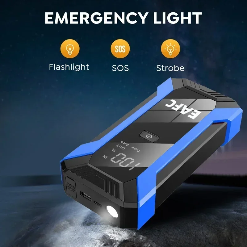 12V 자동차 점프 스타터 1200A 출력 휴대용 비상 - Power Banks 리뷰 및 가격
