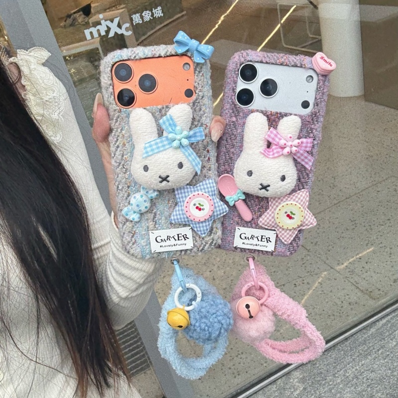  패션 귀여운 만화 캐릭터 미피 폰 케이스 아이폰 1 - Cute Cartoon Wrist Strap Silicone Case 리뷰 및 가격