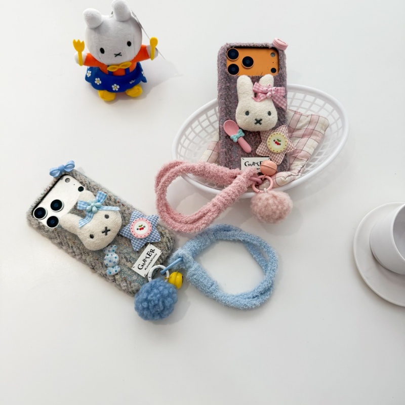  패션 귀여운 만화 캐릭터 미피 폰 케이스 아이폰 1 - Cute Cartoon Wrist Strap Silicone Case 리뷰 및 가격