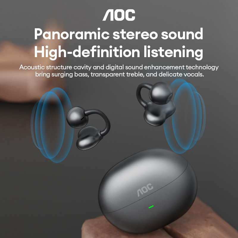 AOC ACD2544 무선 블루투스 이어클립 이어버드  - Earphones 리뷰 및 가격