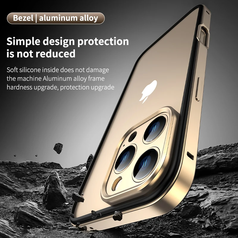 카메라 보호 + 하이브리드 실리콘 프레임 알루미늄 메탈 - Metal Bumper Aluminum Frame Case 리뷰 및 가격