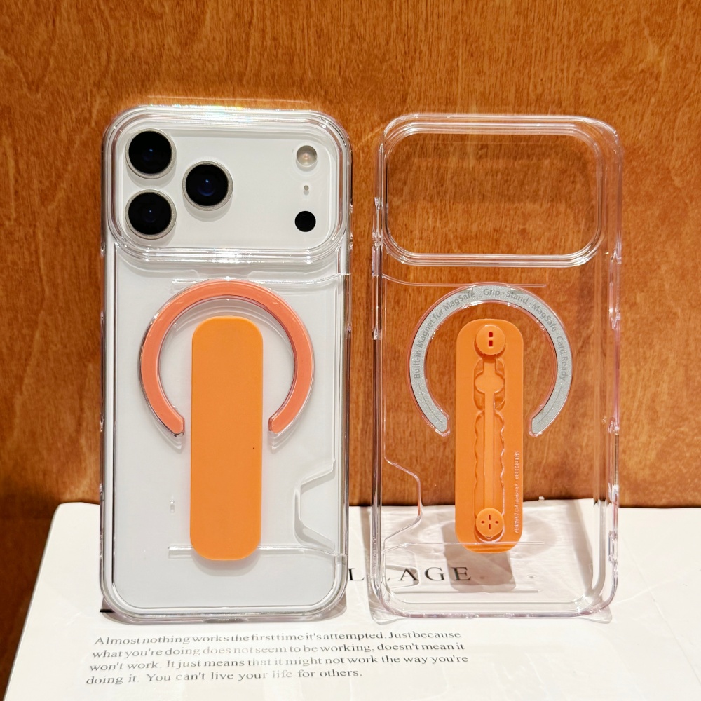 새로운 카드 홀더가 있는 맥세이프 마그네틱 폰 케이스  - Clear Shockproof Bumper Case 리뷰 및 가격