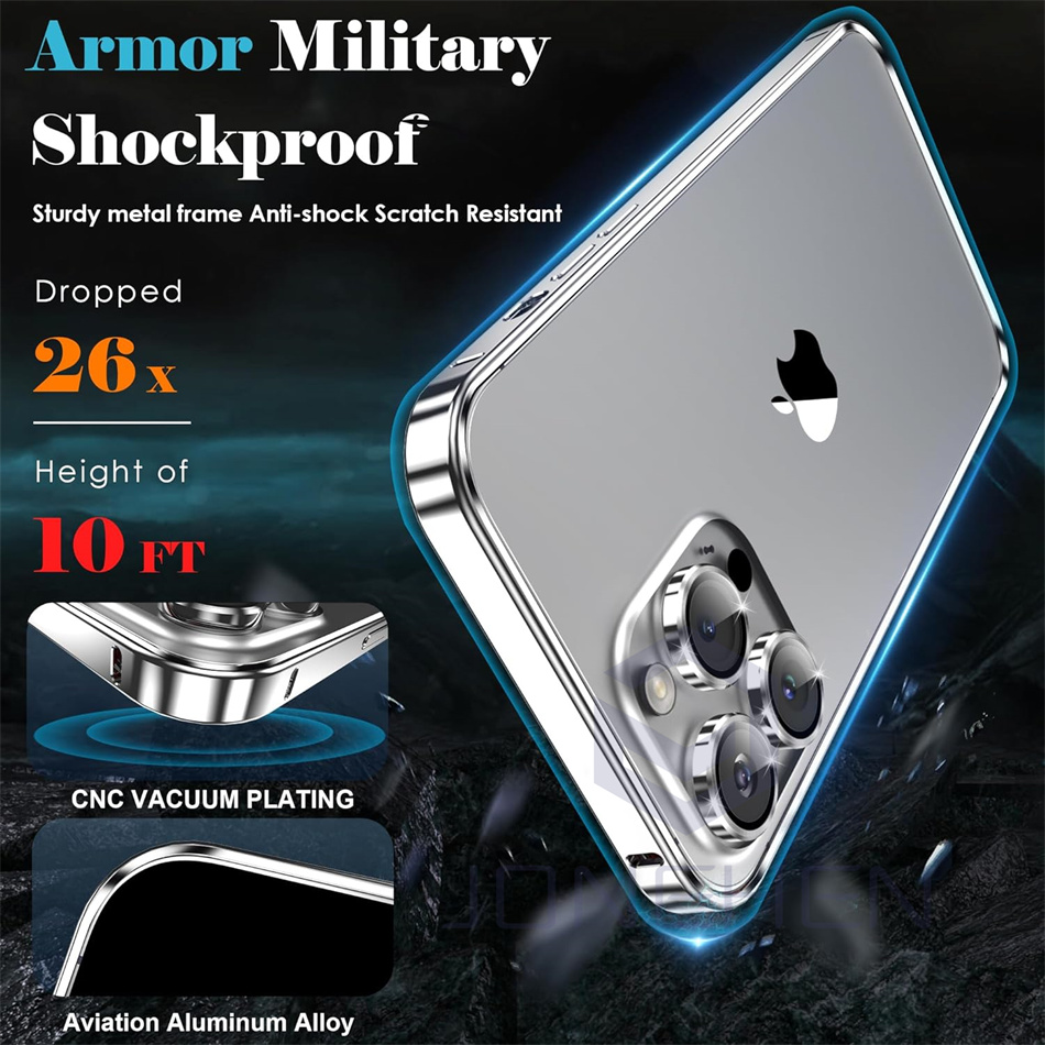아이폰 12 13 14 플러스 15 16 17 18 프 - Metal Bumper Aluminum Frame Case 리뷰 및 가격