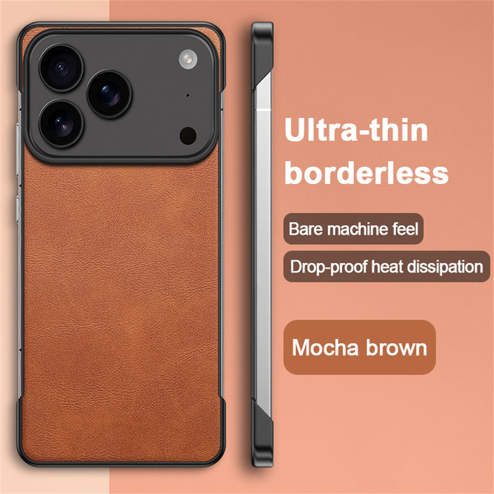 클래식 가죽 울트라 씬 PC 프레임리스 폰 케이스 아이 - Ultra Thin Frameless Phone Cover 리뷰 및 가격