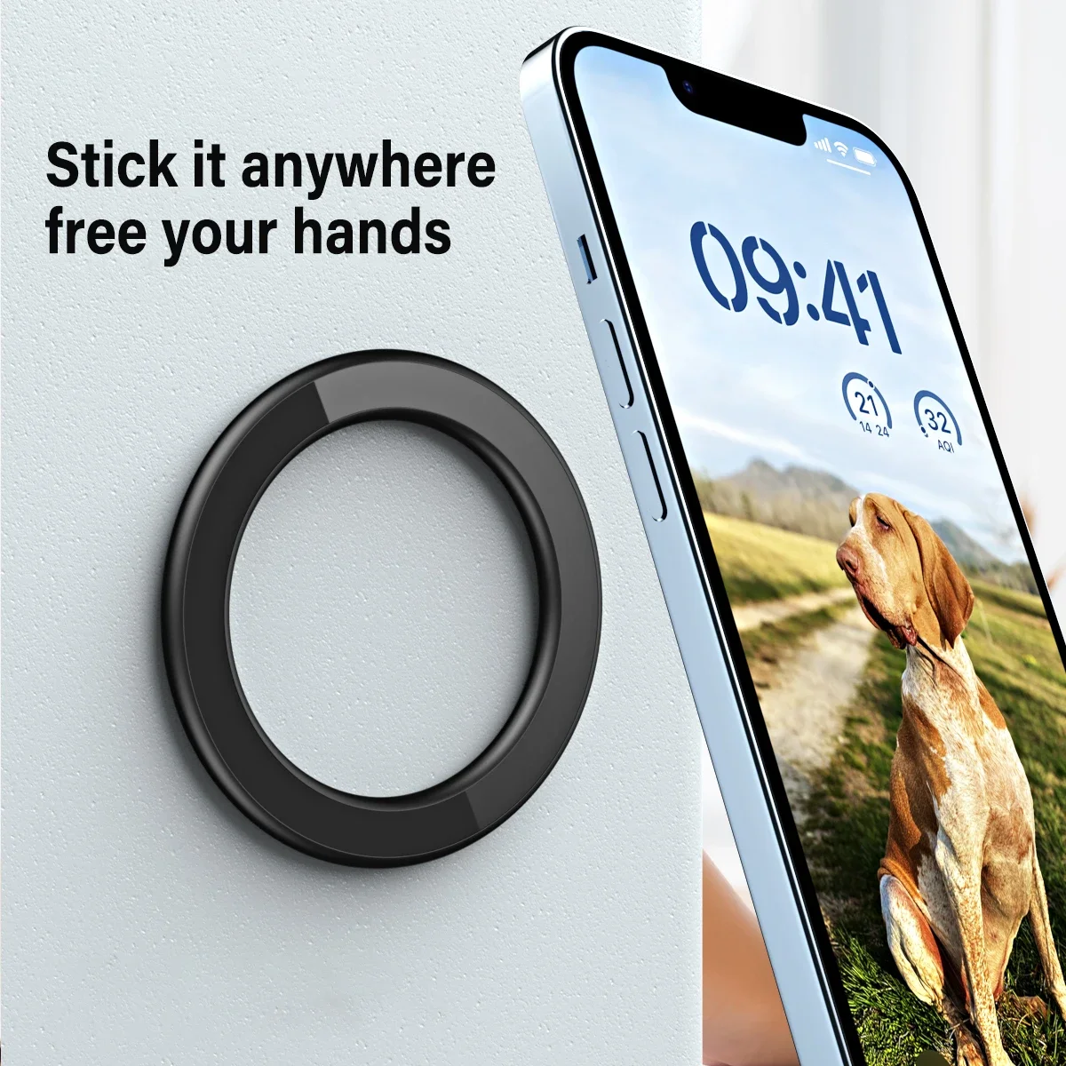 맥세이프 마그네틱 링 홀더 접착식 강력 자석 휴대폰 벽 - Phone Stands 리뷰 및 가격