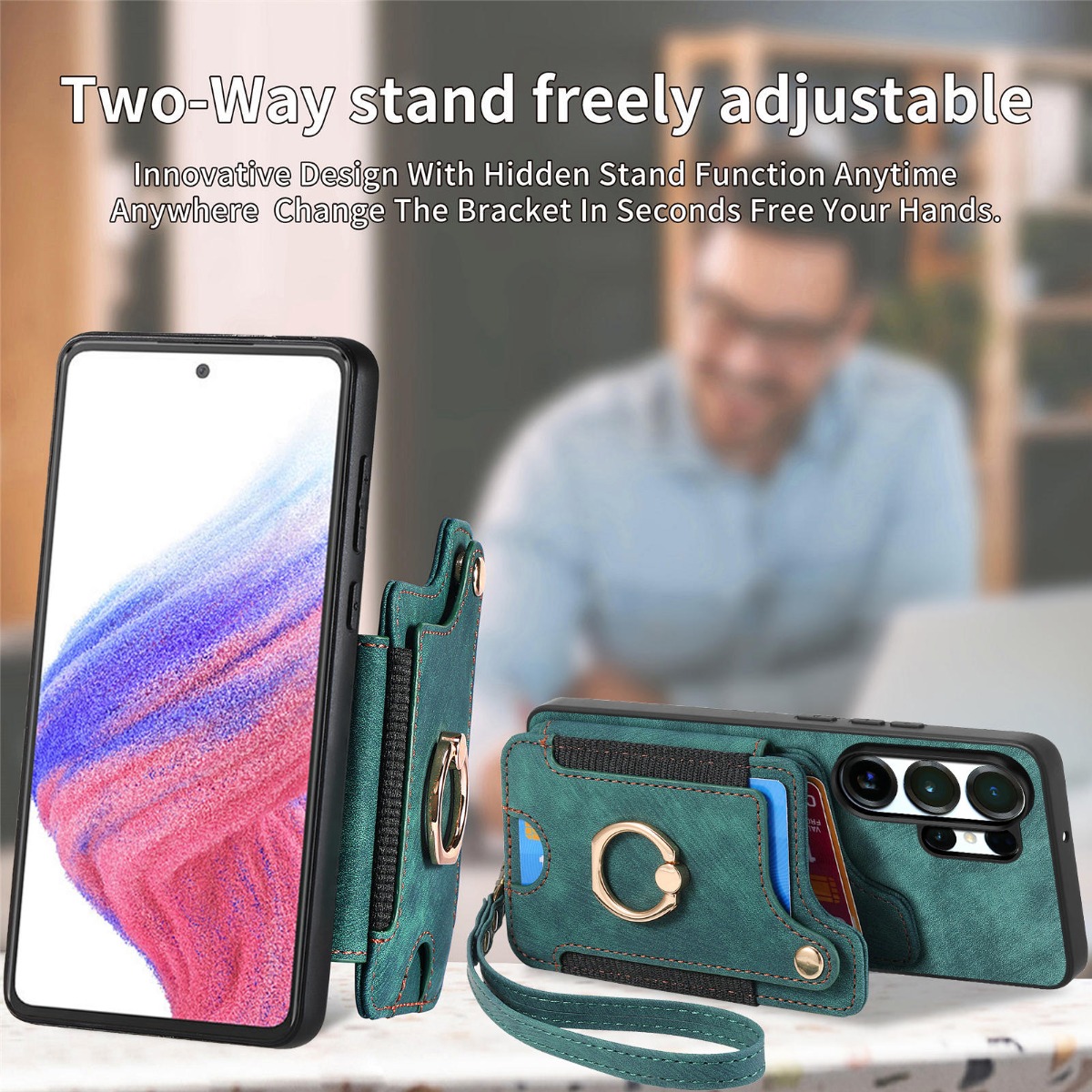 삼성 S26 울트라 S26 S25 플러스 S24 S23 - Leather Wallet Card Holder Phone Cover 리뷰 및 가격