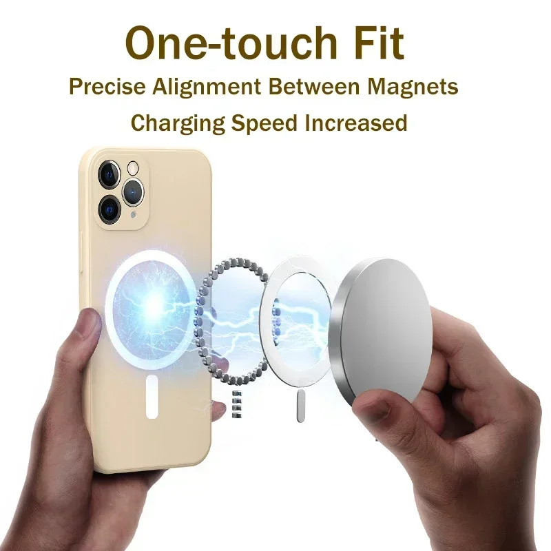 iPhone 18Pro 16 15 14 13 12 17 - Liquid Silicone Magnetic Phone Case 리뷰 및 가격