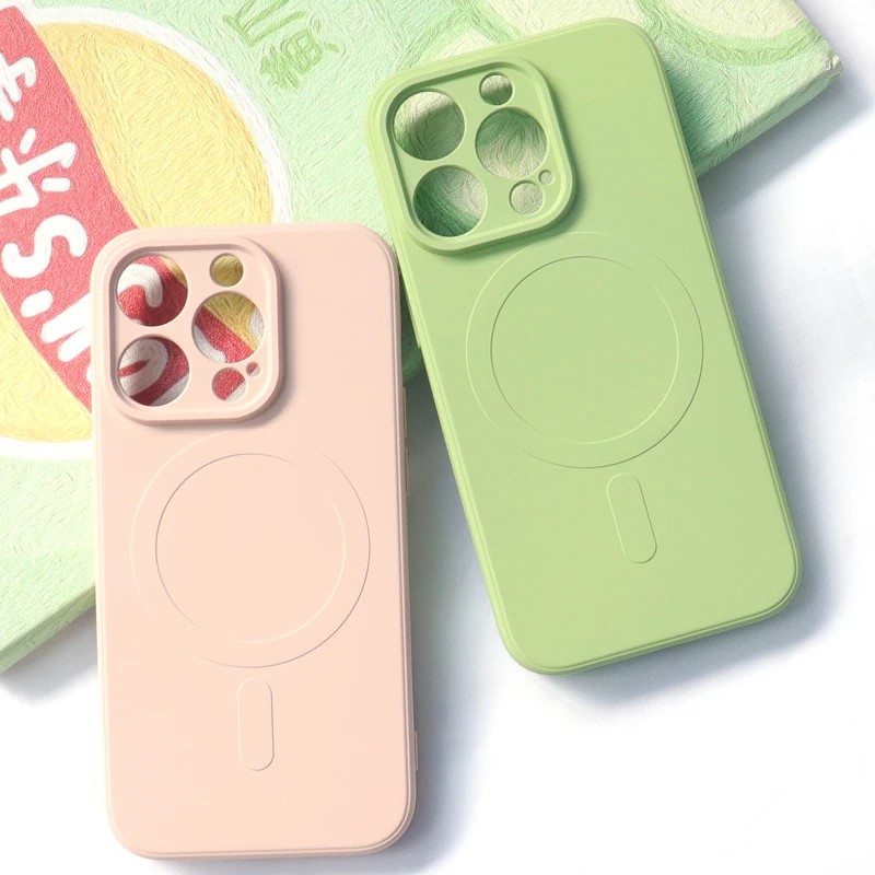 iPhone 18Pro 16 15 14 13 12 17 - Liquid Silicone Magnetic Phone Case 리뷰 및 가격