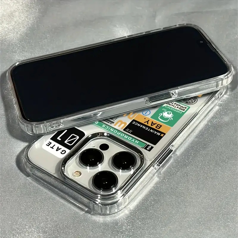 자동차 스티커 라벨 투명 폰 케이스 아이폰 17 16  - Clear Shockproof Bumper Case 리뷰 및 가격