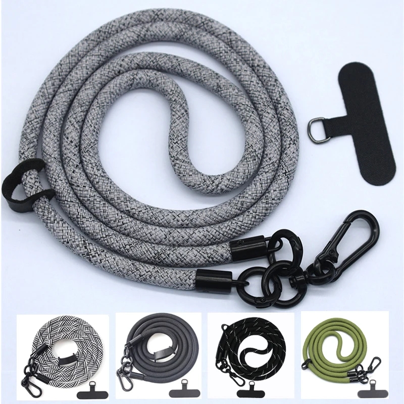 8MM x 120CM 굵은 긴 휴대 전화 매는 밧줄 유 - Crossbody Lanyard Neck Strap Case 리뷰 및 가격