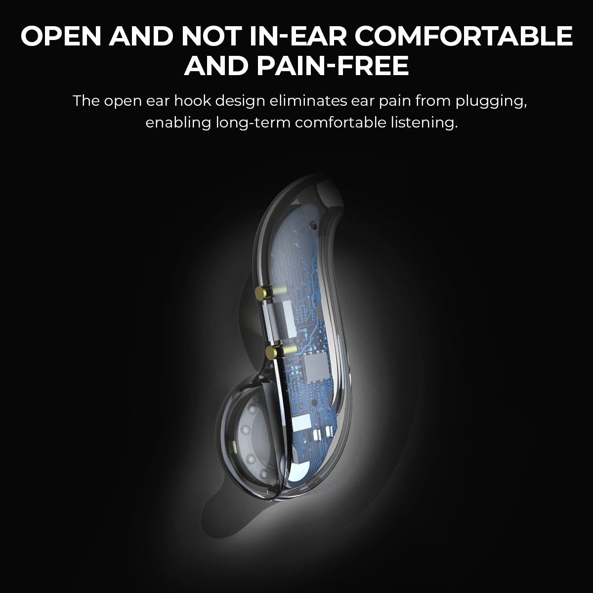 오픈 이어 블루투스 헤드폰 HTC 30시간 재생 무선  - Earphones 리뷰 및 가격