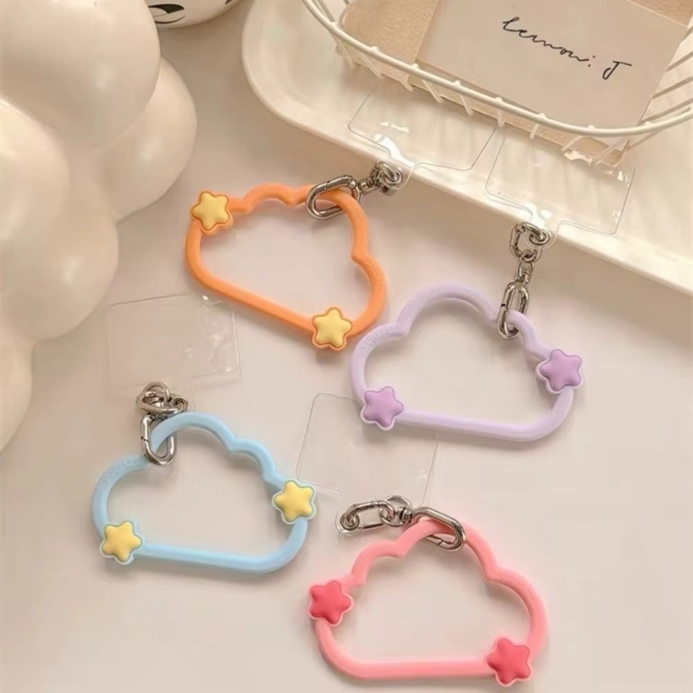 귀여운 실리콘 휴대폰 랜야드 스트랩, 분실 방지 구름  - Cute Cartoon Wrist Strap Silicone Case 리뷰 및 가격