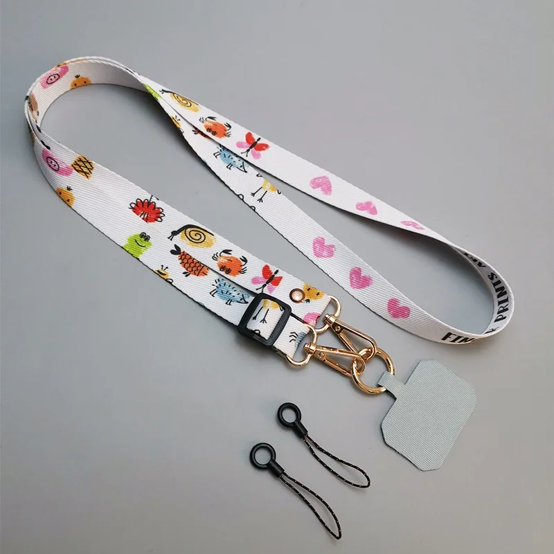 컬러풀 크로스 바디 스트랩 휴대폰 로프, 캔버스 행잉  - Crossbody Lanyard Neck Strap Case 리뷰 및 가격